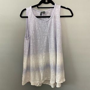 anthropologie Left of Center purple swing tank